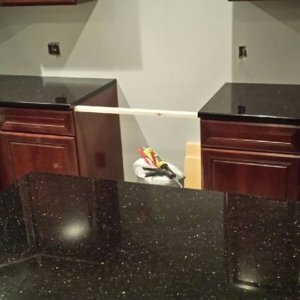 Black Galaxy Granite Counter top