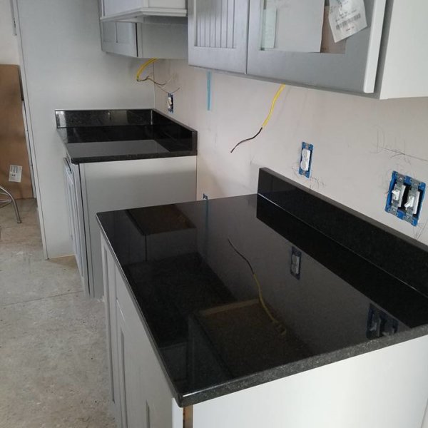 Black Pearl Granite Kitchen cobinate