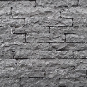 Black Rundle Ledgestone Veneer