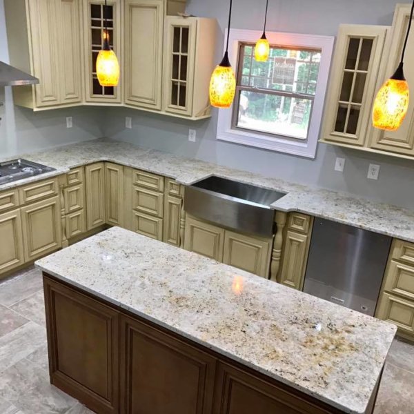 Colonial Cream Granite countertops 2