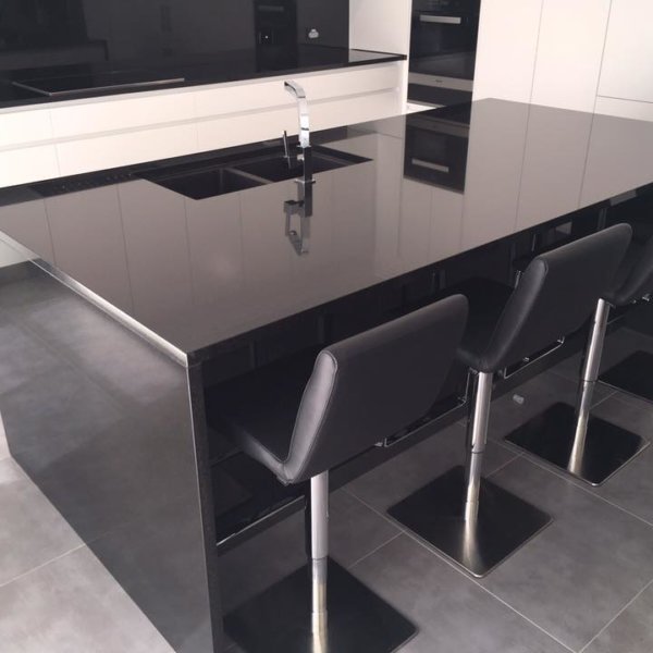 Jet Black Granite Countertops1