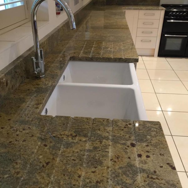 Kashmir Gold Granite Kitchen tops1