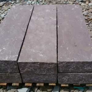 Mandana Red Natural Cleft Stone
