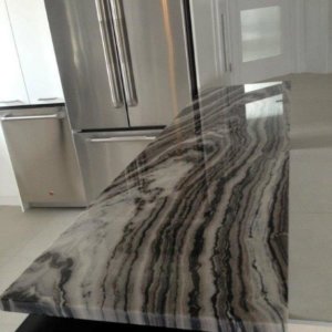 Mercury Black Marble counter top