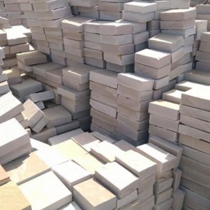 White Mint Machine Cut Bricks