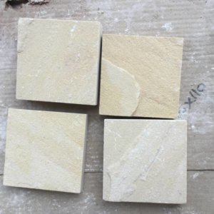 Mint Yellow Machine Cut Brick