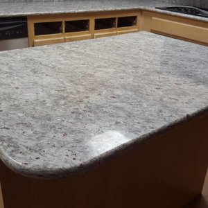 Moon White Granite tops