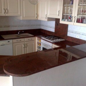 Multi Color Red Granite Counter tops