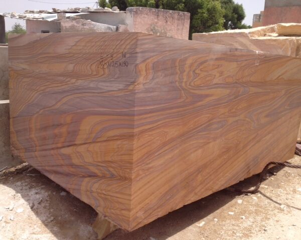 Rainbow Sandstone Block