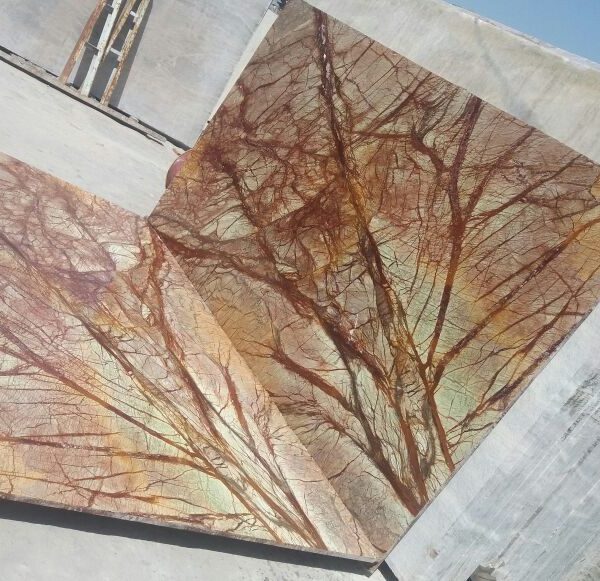 Rainforest Brown Marble small Slabs