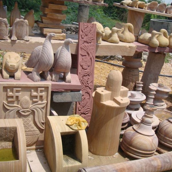 Teakwood Sandstone Artifict